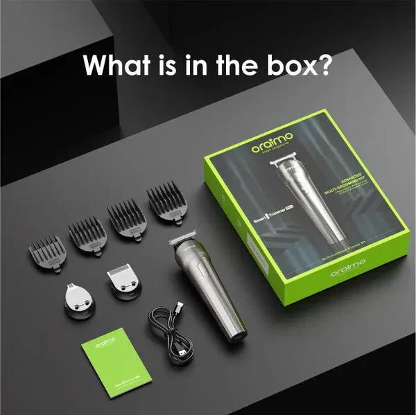 Oraimo Smart Beard & Hair Trimmer β Rechargeable Grooming Kit for Men (Original)