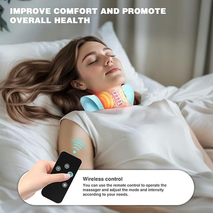 EMS Neck Massager with Heat – Electric Pulse Therapy for Neck & Shoulder Pain Relief